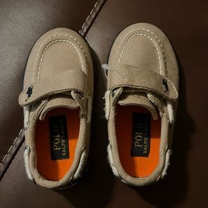 Boys Sz 4.5 sneakers/loafers by Polo by Ralph Lauren pre-owned